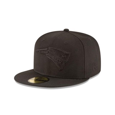 Sapca New Era New England Patriots NFL Black On Black 59FIFTY Fitted - Negrii